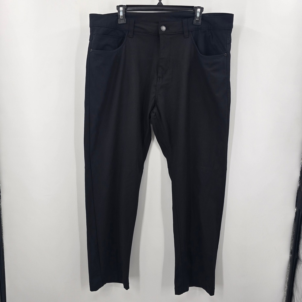 ZeroXposur Mens Performance Pants Black 38x32  Casual Five-Pocket